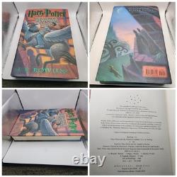 Harry Potter Coffret complet relié 1-7, véritables 1res impressions des livres 5, 6, 7 USA