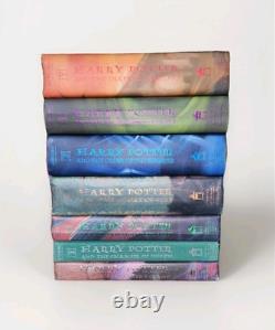 Harry Potter Coffret complet relié 1-7, véritables 1res impressions des livres 5, 6, 7 USA