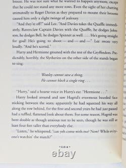 Harry Potter Coffret complet relié 1-7, véritables premières éditions avec erreurs