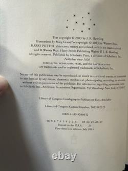 Harry Potter Coffret complet relié HC édition américaine 1re éd. toutes 1res impressions