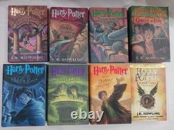 Harry Potter Coffret complet relié Livres 1 à 8 J. K. Rowling, certaines 1res impressions B Harry Potter Coffret complet relié Livres 1 à 8 J. K. Rowling, certaines 1res impressions B