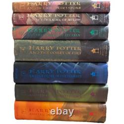 Harry Potter Coffret complet relié des livres 1 à 7, première édition (J. K. Rowling)