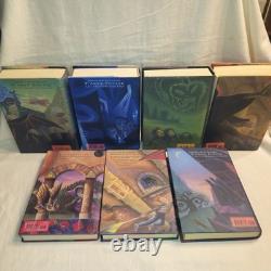 Harry Potter Coffret complet relié, livres 1 à 7, première édition (J. K. Rowling)