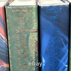 Harry Potter Coffret complet, toutes les 1res éditions américaines avec erreurs