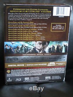 Harry Potter Collection Américaine Complète 8 Films 4k Ultra Hd Blu-ray Region Region Gratuit