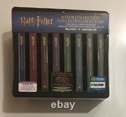 Harry Potter Collection Complète 8 Film Steelbook (blu-ray) Tout Neuf Scellé