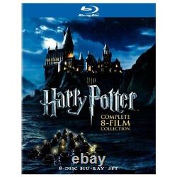 Harry Potter Collection Complète Années 1 -7 (8pc) Nouveau Bluray