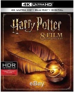 Harry Potter Collection Complète De 8 Films 4k Ultra Hd 2017 Région Blu-ray Gratuit