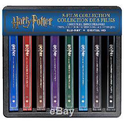 Harry Potter Collection Complète Steelbook À 8 Films Sur Blu-ray, Région A, 16 Disques
