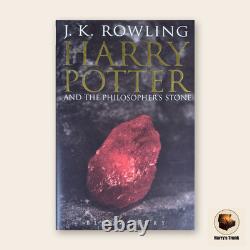 Harry Potter – Collection complète, tomes 1 à 7, Bloomsbury, 1re édition pour adultes, couverture rigide