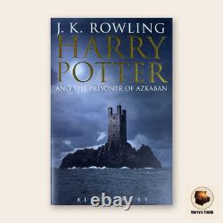 Harry Potter – Collection complète, tomes 1 à 7, Bloomsbury, 1re édition pour adultes, couverture rigide