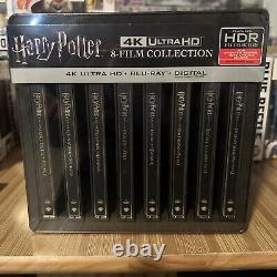Harry Potter Collection de 8 films en STEELBOOKS 4K/Blu-ray, 2018, Nouveau coffret non ouvert