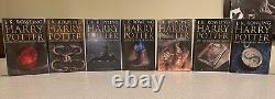 Harry Potter Complet 1-7 Éditions reliées pour adultes de Bloomsbury UK 1e édition