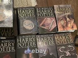 Harry Potter Complet 1-7 Éditions reliées pour adultes de Bloomsbury UK 2004 ensemble