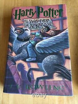 Harry Potter Complet 1-7 Ensemble De Livres J. K. Rowling 1ère Édition Américaine Couvertures Rigides