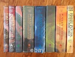 Harry Potter Complet 1-8 Hc Dj Book Set J. K. Rowling All 1ère Édition Américaine