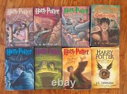 Harry Potter Complet 1-8 Hc Dj Book Set J. K. Rowling All 1ère Édition Américaine