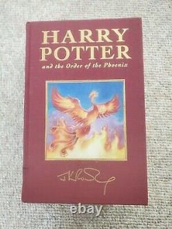 Harry Potter Complet 7 Livres Set Édition Spéciale Deluxe Livres 1er/1er Non Lus