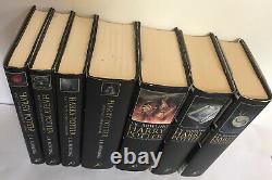 Harry Potter Complet Adult Hardback Book Set 1-7 1ère Éditions 1ère Édition