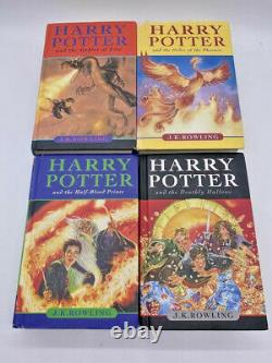 Harry Potter Complet Couverture Rigide Livres 1-7 Bloomsbury Raincoast Jk Rowling