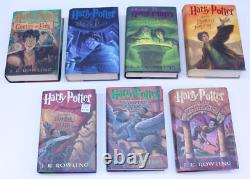Harry Potter Complet Couverture Rigide Livres 1-7 Première Édition J. K. Rowling 1er Hb