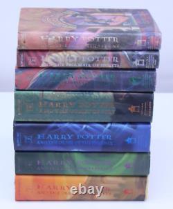 Harry Potter Complet Couverture Rigide Livres 1-7 Première Édition J. K. Rowling 1er Hb