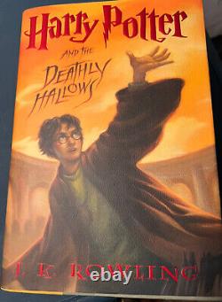 Harry Potter Complet Couverture Rigide Livres 1-7 Première Édition J. K. Rowling Jawnew