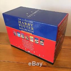 Harry Potter Complet Royaume-uni Bloomsbury Original Coffret Livre Boîte Slipcase