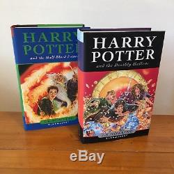 Harry Potter Complet Royaume-uni Bloomsbury Original Coffret Livre Boîte Slipcase
