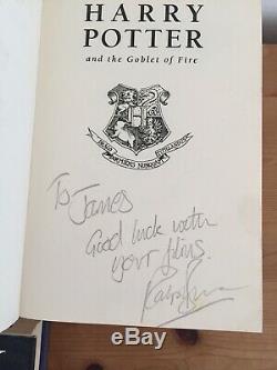 Harry Potter Complet Royaume-uni Bloomsbury Ted Smart Premier Éditions Livre Relié