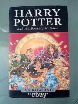 Harry Potter Complet Uk Bloomsbury 1ère Édition Hardback Book Set Of 7