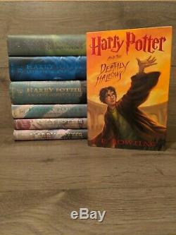 Harry Potter Complete 1-7 Book Set Hard Book Version Américaine Scholastic
