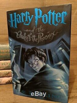 Harry Potter Complete 1-7 Book Set Hard Book Version Américaine Scholastic