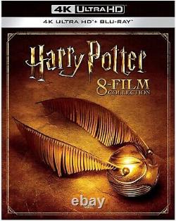 Harry Potter Complete 8 Films 4k Uhd & Blu-ray Movie Collection Box Set Neuf