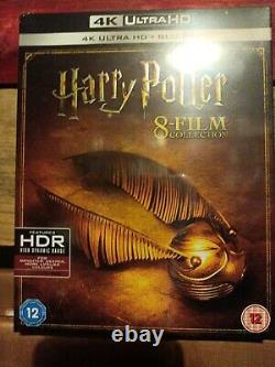 Harry Potter Complete 8-film Collection 4k Uhd Blu-ray, 2018, 16-disc Set Nouveau Jv