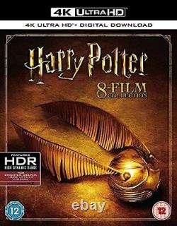 Harry Potter Complete 8-film Collection 4k Ultra Hd 2017 Région Gratuit Blu-ra