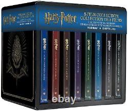Harry Potter Complete 8-film Collection Steelbook Blu-ray Région 1/a Endommagée
