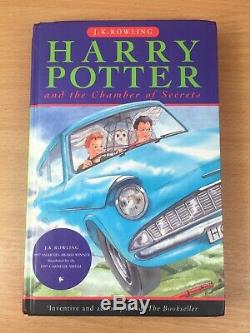 Harry Potter Complete Book Set Hardback Avec Premières Éditions Et Extras