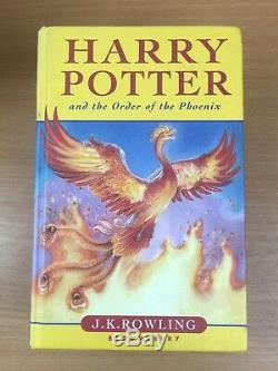 Harry Potter Complete Book Set Hardback Avec Premières Éditions Et Extras