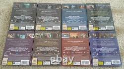 Harry Potter Complete Embossed Steelbook Collection Blu-ray 16 Disques Tous Les 8 Films