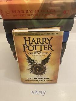 Harry Potter Complete Hardcover Books 1-7 Set Première Édition (j. K. Rowling)+extra