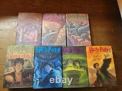 Harry Potter Complete Hardcover Set Books 1-7 Première Édition Américaine Rowling
