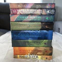 Harry Potter Complete Hardcover Set Books 1-7 Première Édition J. K. Rowling & Curse