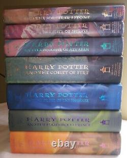 Harry Potter Complete Hardcover Set Books 1-7 Set Première Édition (j. K. Rowling)