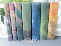 Harry Potter Complete Relié Book Set 1-7 J K Rowling Premier Américain Ed