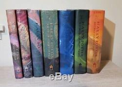 Harry Potter Complete Relié Book Set 1-7 Rowling 1st Edition 1st Printing Hc