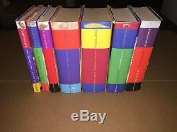 Harry Potter Complete Set 1 7 1st First Edition Books 1st Imprimer Livre Relié