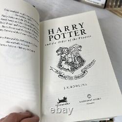 Harry Potter Complete Set 1-7 + 8 Bloomsbury/raincoast Incl. Un 1er Ed Canadien