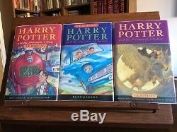 Harry Potter Complete Set + 1, J. K. Rowling, Bloomsbury, Hardback, Première Édition