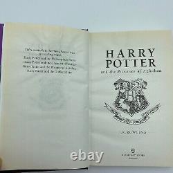 Harry Potter Complete Set Couverture Rigide/paperback 7 Livres Lot Bloomsbury Raincoast